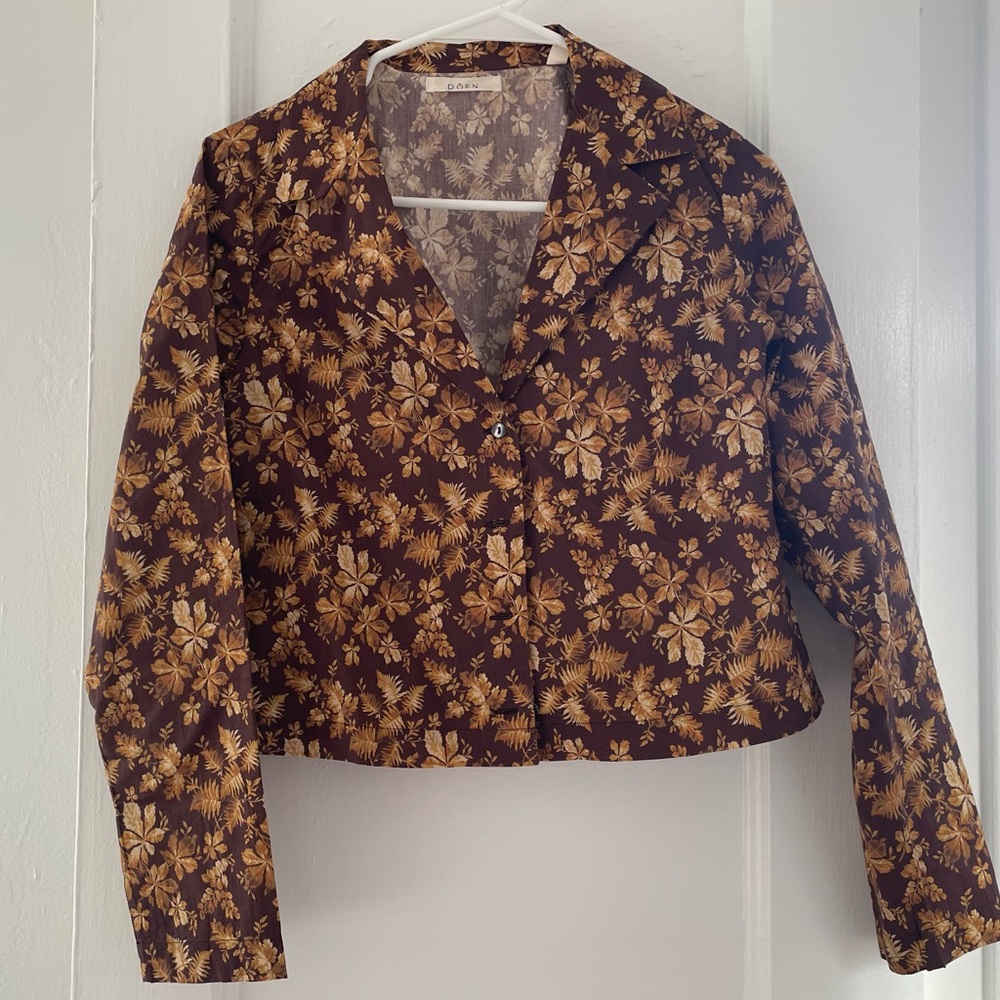 Doen button down shirt, size xs